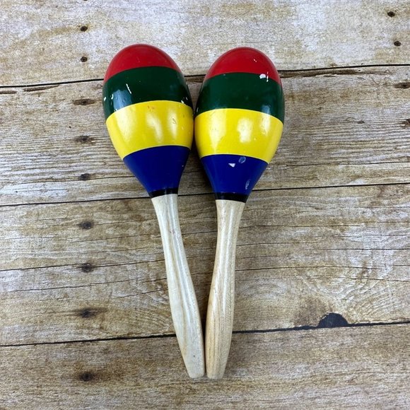 Melissa & Doug Musical Instrument Lot Maracas Cymbals Tone Block Replacements - Picture 9 of 11